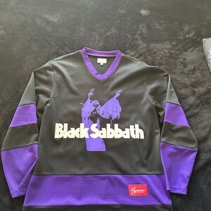 Supreme Black Sabbath hockey jersey
